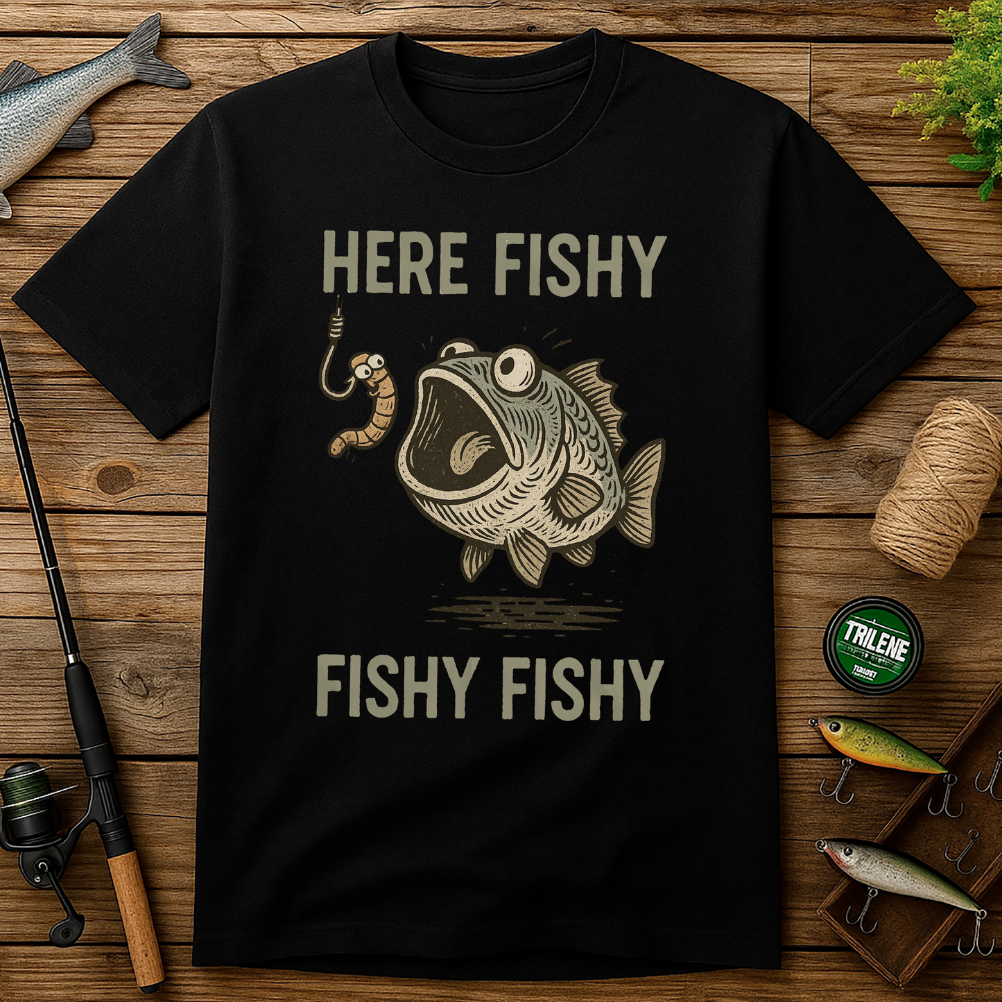 Here Fishy Fishy (53) T Shirt