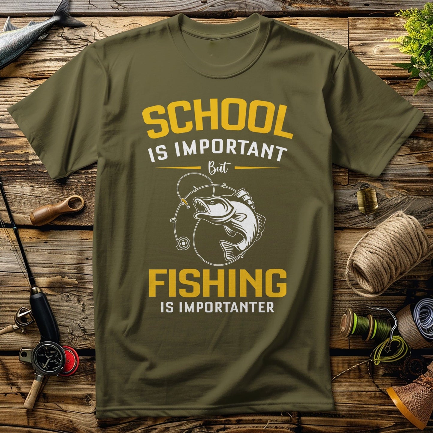 School vs. T-Shirt