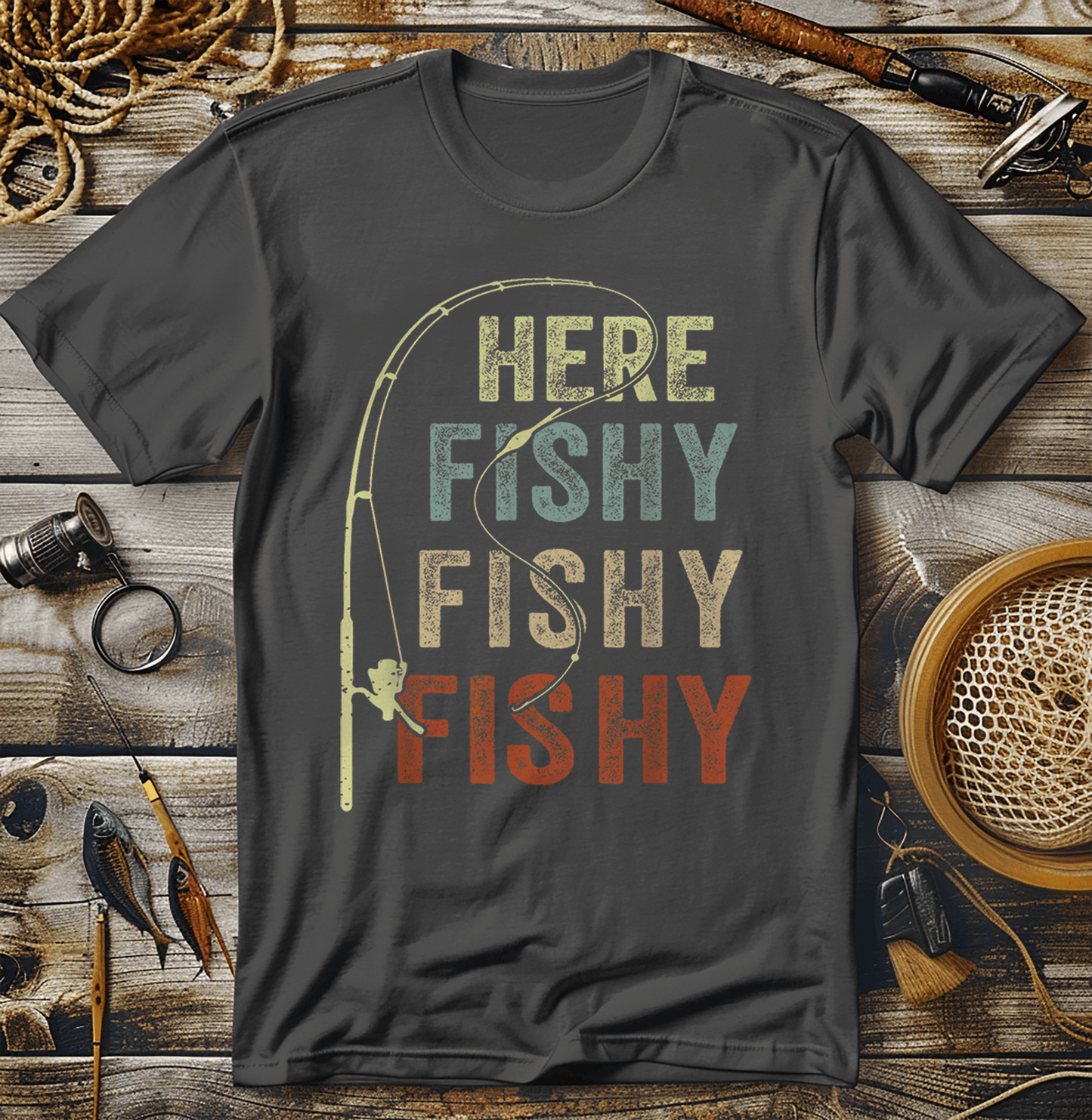 Here Fishy 1  T-Shirt US