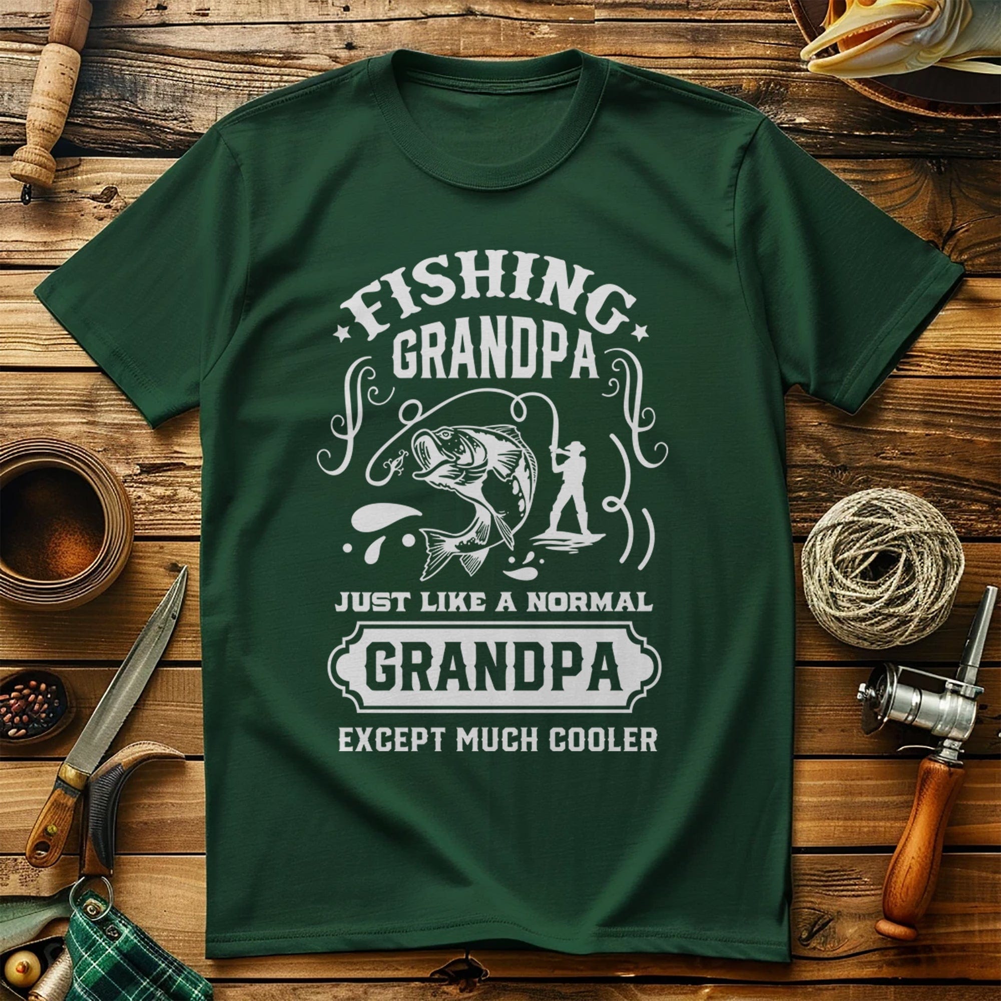 Fishing Grandpa  T-Shirt