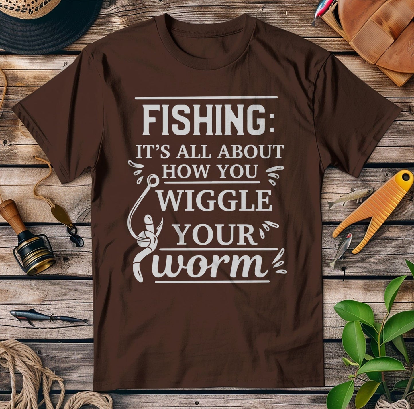 Fishing Wiggle  T-Shirt