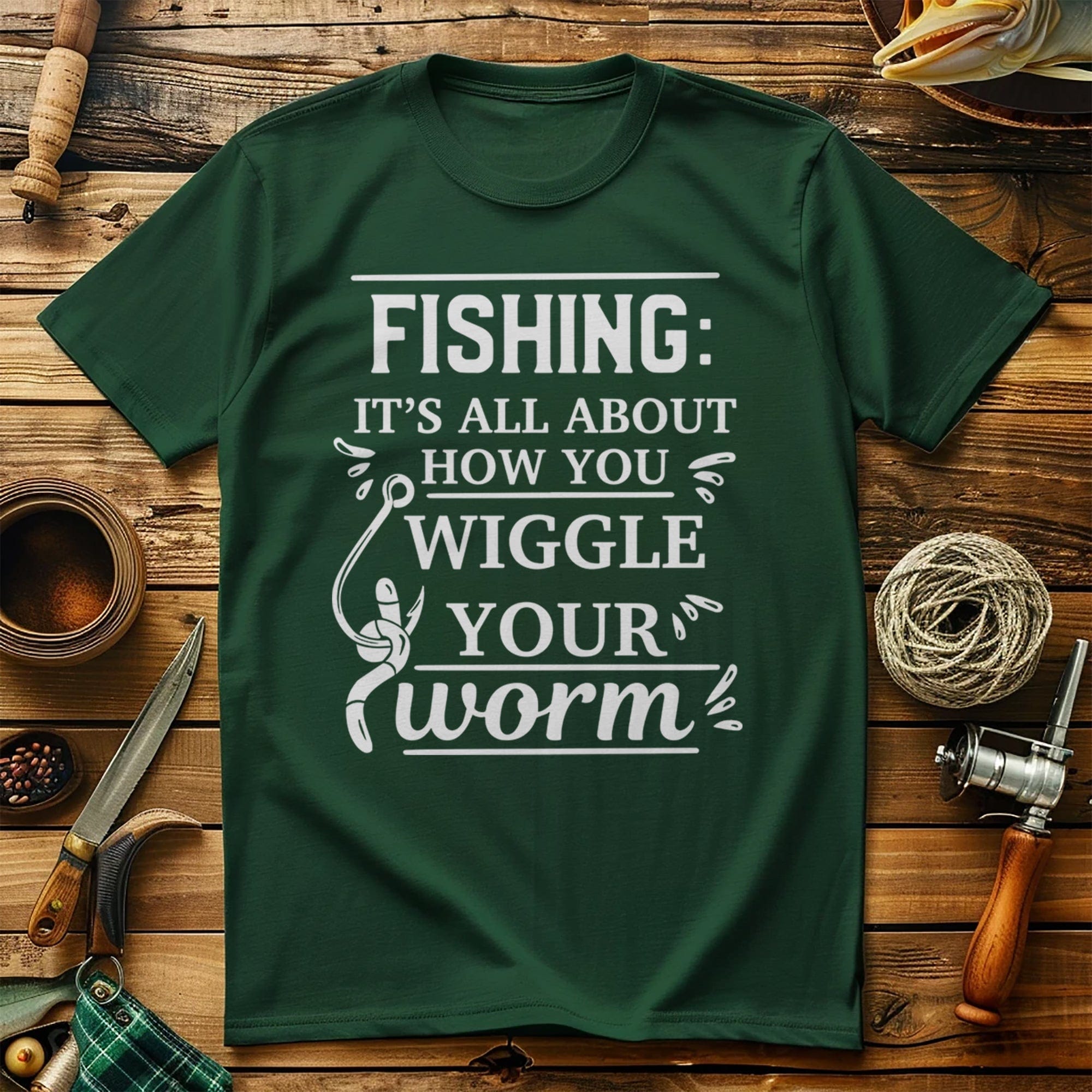 Fishing Wiggle  T-Shirt