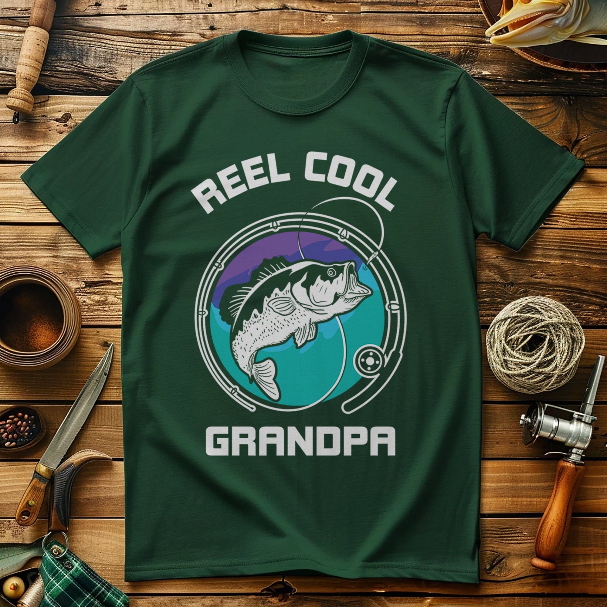 Reel Cool Grandpa  T-Shirt