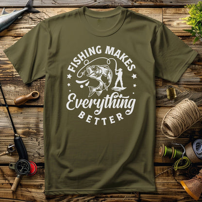 Fishing Makes T-Shirt