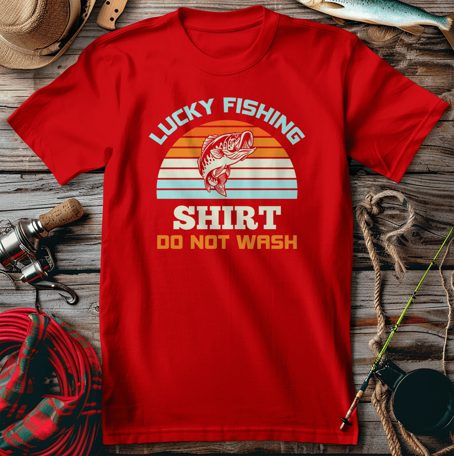 Lucky Fishing  T-Shirt